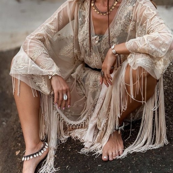 ✨ FIRE WITHIN ME ✨ BOHEMIAN GYPSY BOHO CHIC FESTIVAL TRIBAL SOUTHERN BELL EXOTIC - Picture 6 of 16